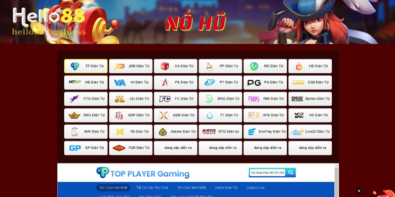 Danh Mục Game Nổ Hũ Cực Hấp Dẫn Tại Nhà Cái Hello88